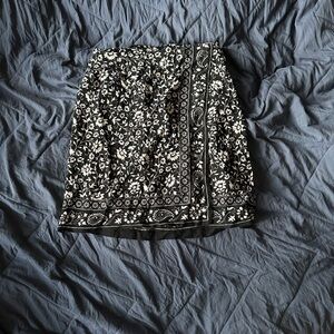 Byer California Floral Wrap Skirt